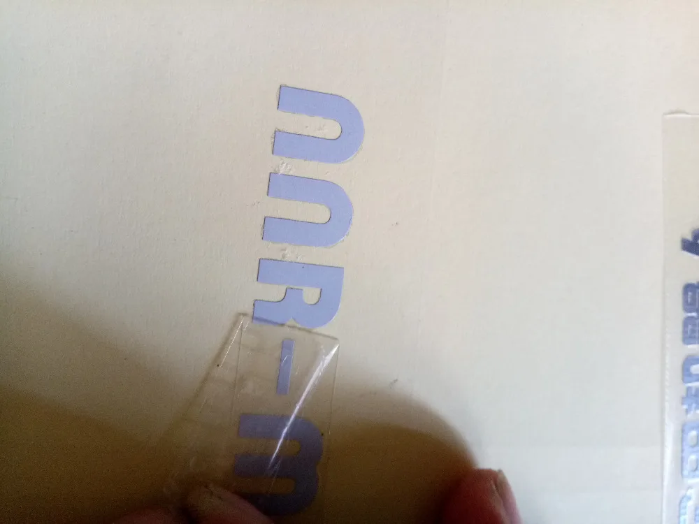 

white color metal sticker label custom/3x0.6cm