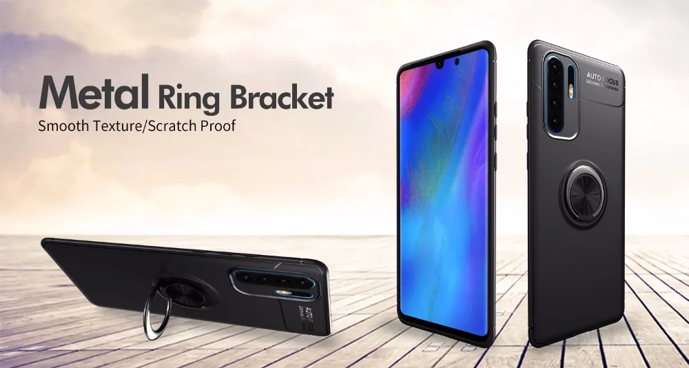 Роскошный автомобильный Магнитный кольцевой мягкий чехол для huawei P30 Pro P20 Lite полный чехол для huawei P20 P30 TPU противоударный бампер чехол