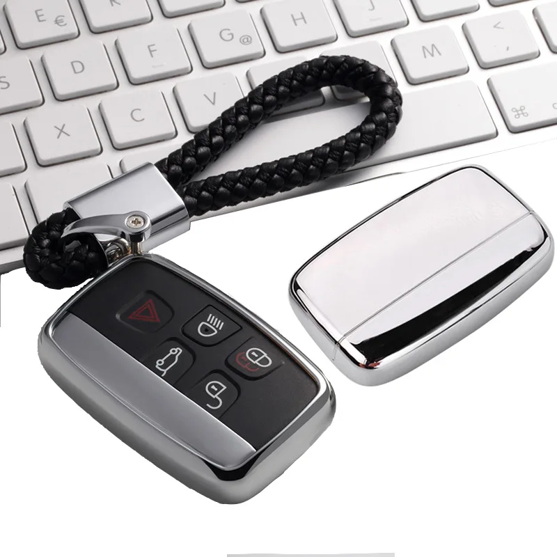TPU Car Key Case Cover For Land Rover A9 Range Sport Evoque Freelander 2 Jaguar XE XJ XJL XF C-X16 V12 Guitar F X Type | Автомобили и