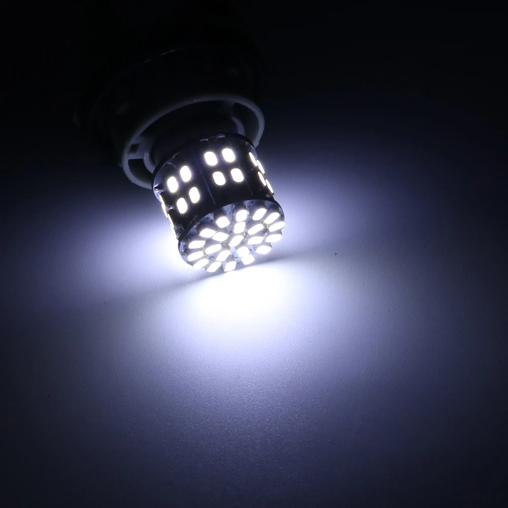 YSY 2 шт. светодиодные тормозные лампы белого и красного цвета BA15S R5W 1156 P21W 1206 3020 50SMD
