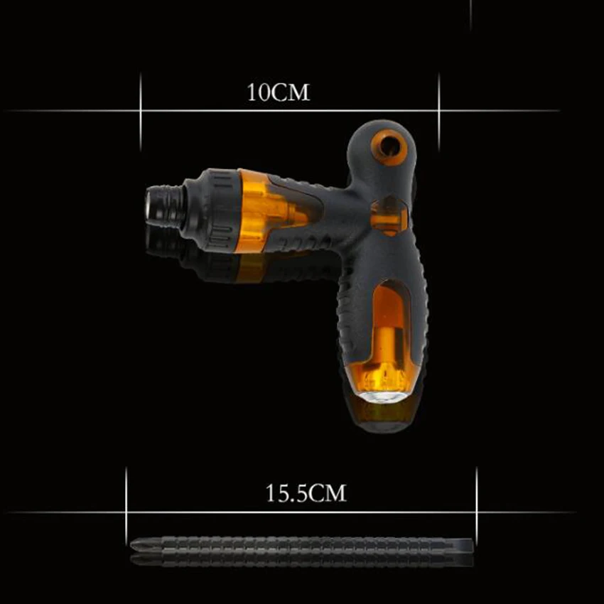

Telescopic Ratchet Dual-purpose Screwdriver Handle A Word Cross Screwdriver Screwdriver With Strong Magnetic