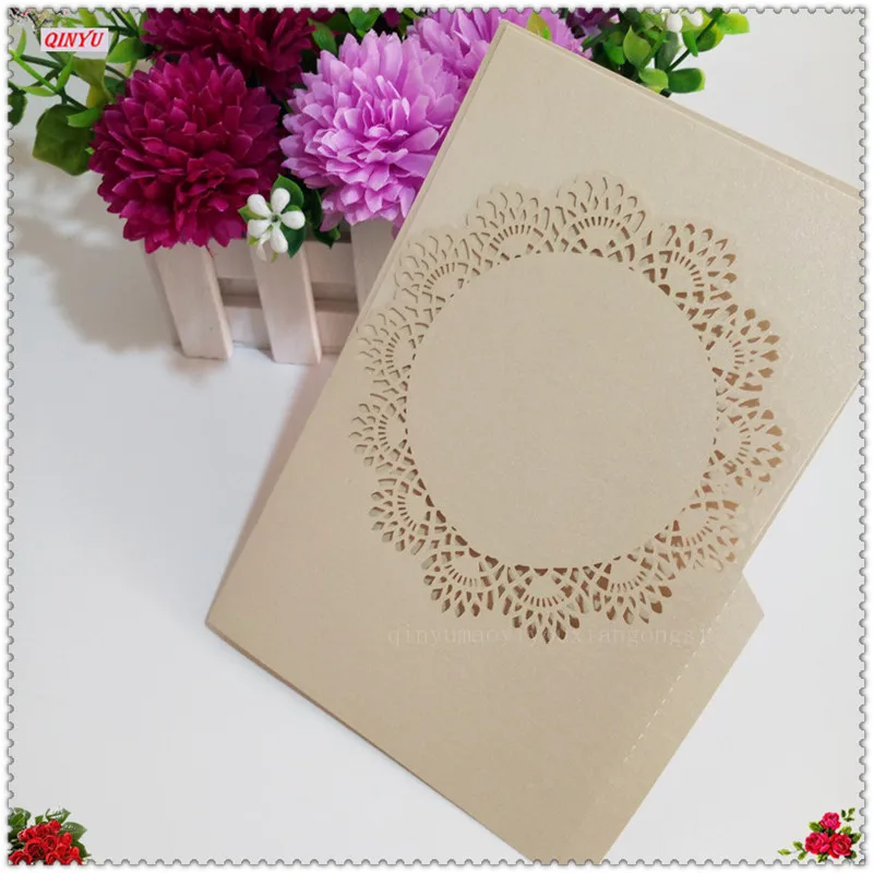 Разноцветные 10 шт. эксклюзивные цветочные свадебные приглашения образцы