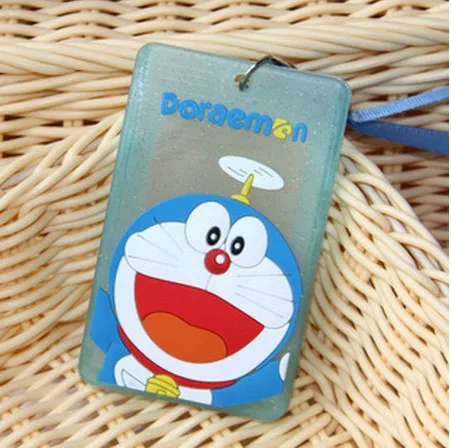 4 Disney Cartoon Stitch lanyard silicone bus card set phosphor access control transparent campus ID Card& ID Holders - Цвет: 4