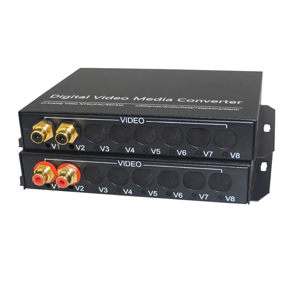 

2CH Stereo Broadcast Audio Fiber Optical Transmitter Receiver Media Converter