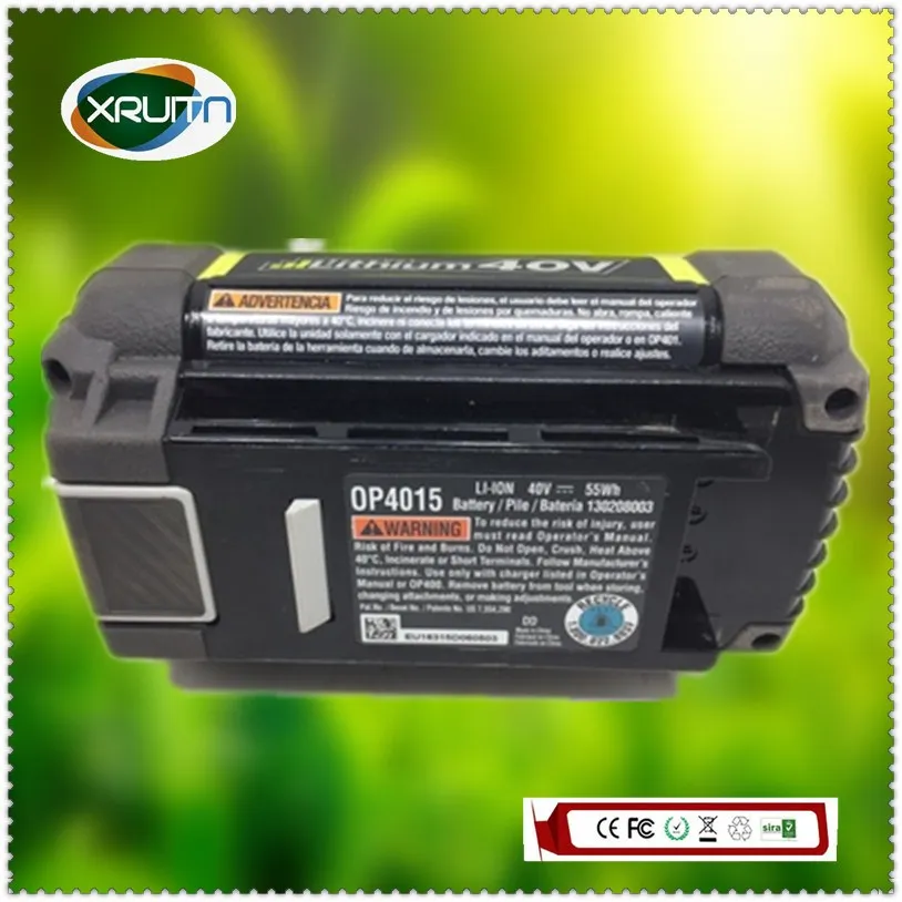 Аккумулятор для электроинструмента Ryobi OP4026 40 в 1 5 А литий ионный аккумулятор RY40210