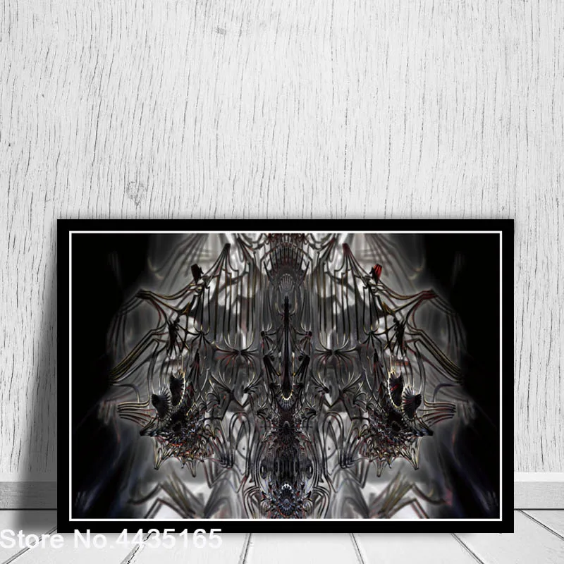 Hr Giger Li II постер Alien Dark Evil абстрактные постеры и принты Картина на холсте Настенная