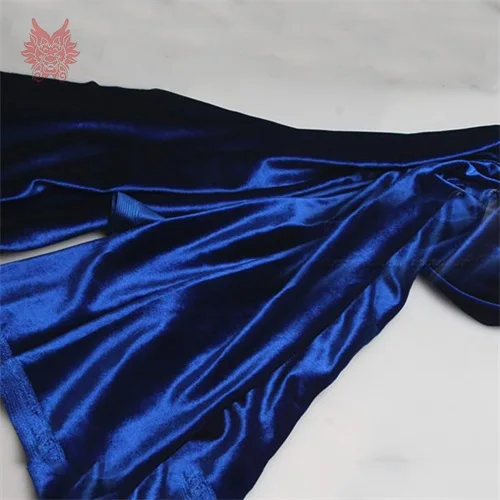 Royal blue Корейский стиль, разноцветная однотонная велюровая ткань, бархатная эластичная ткань, трикотажная одежда для зимнего и осеннего платья, tissu stoffen SP5626 - Цвет: Royal blue