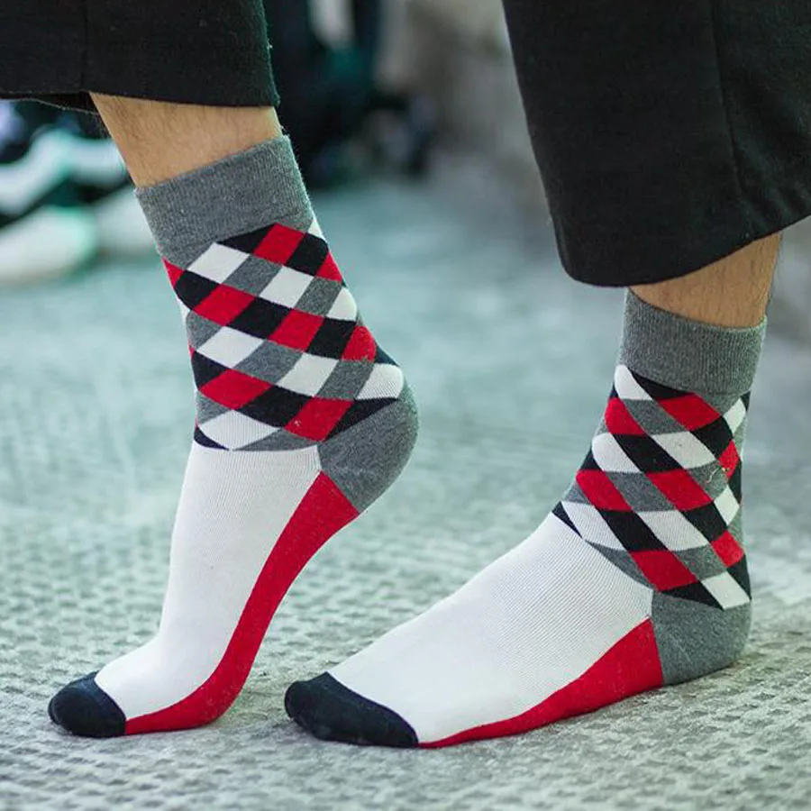 Носки COSPLACOOL высококачественные носки в английском стиле клетчатые с