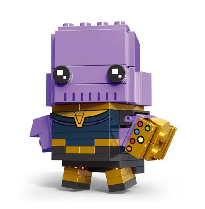 Новинка Decool BrickHeadz серии супергерои из комиксов модель Фигурка танос набор