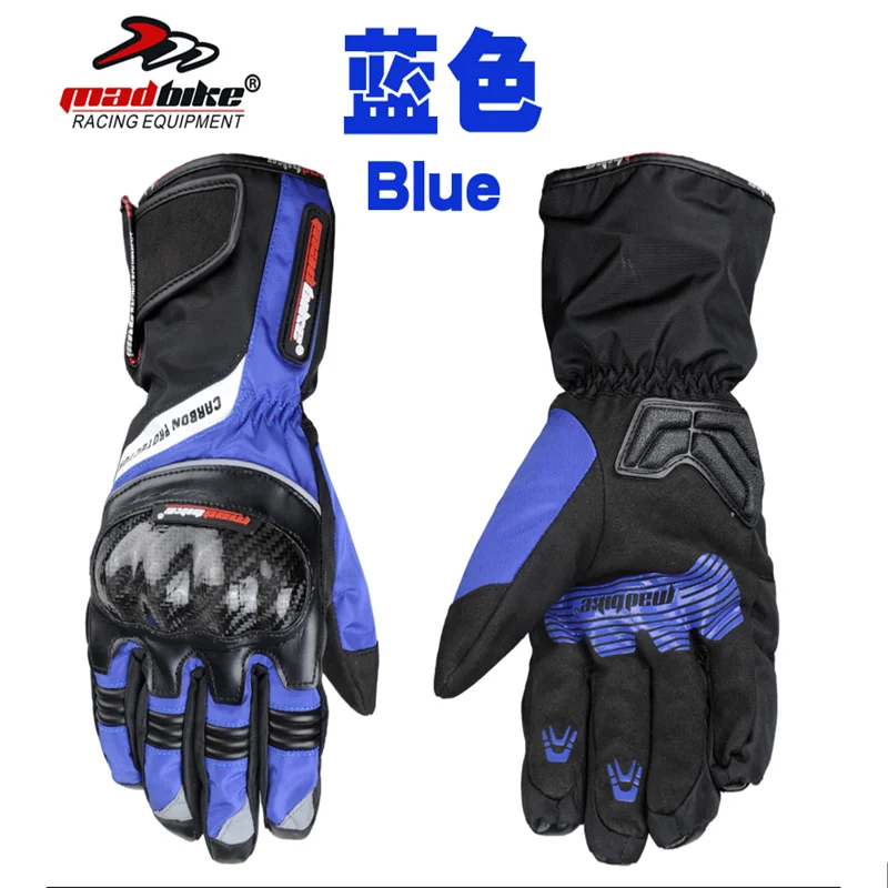 

motorcycles gloves Brand Motorcycle Gloves Carbon Fibre Protective Long winter windproof waterproof Motocross Motorbike Glove