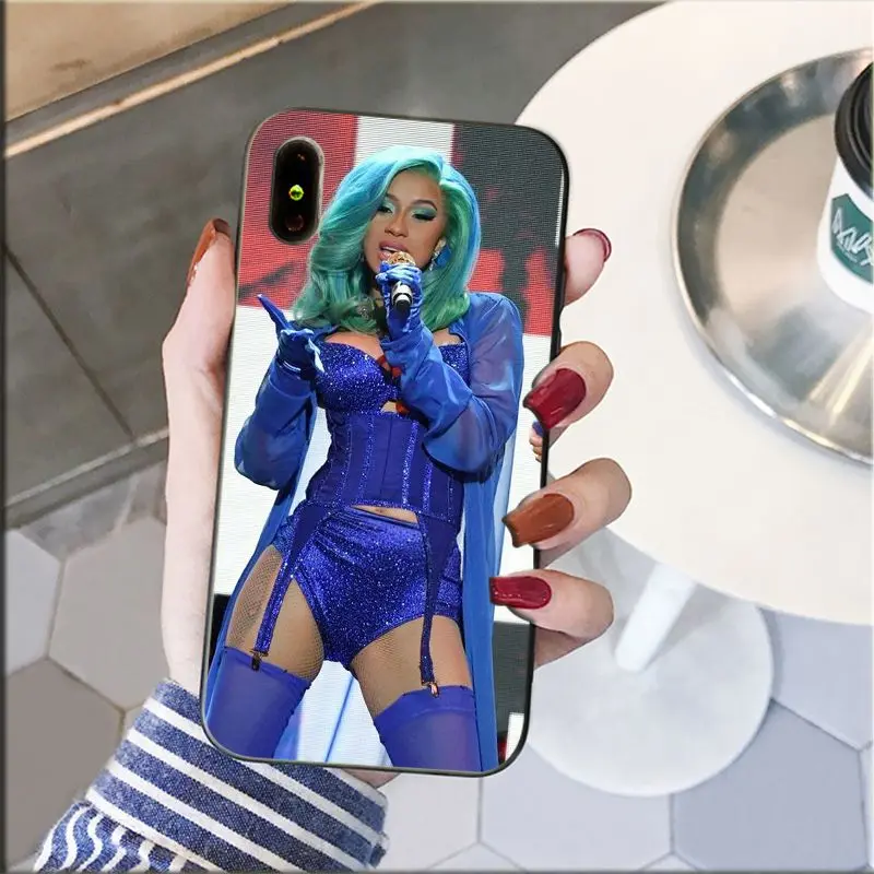 Yinuoda американский рэп певец Карди B чехол для Apple iPhone 8 7 6 6S Plus X XS MAX 5 5S SE XR чехлы