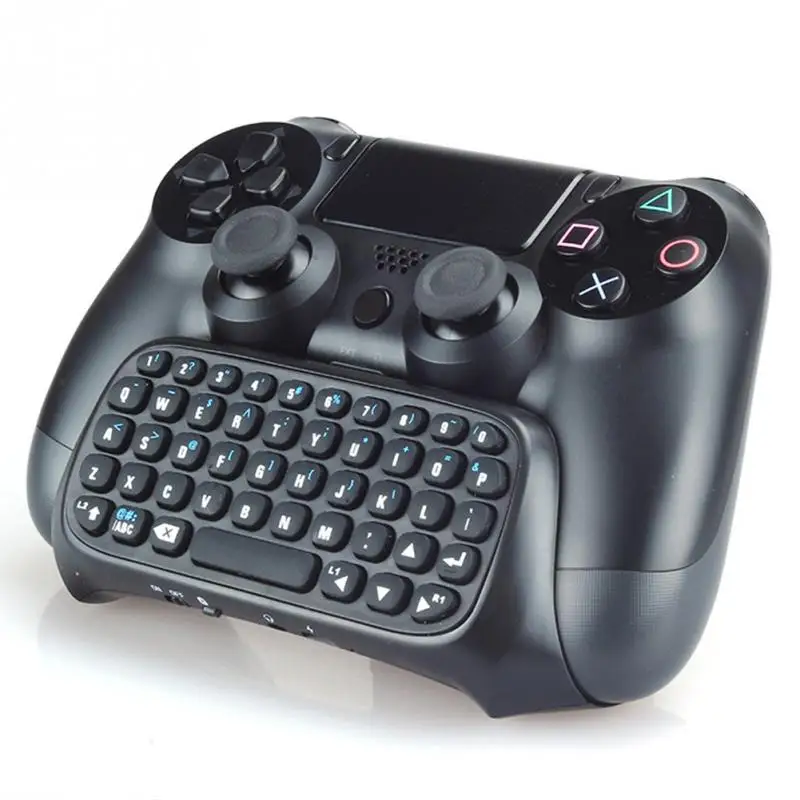 50 наборов полезные Лидер продаж года фантастические Беспроводной Bluetooth Клавиатура Chatpad для PS4 Игровые приставки 4 контроллер