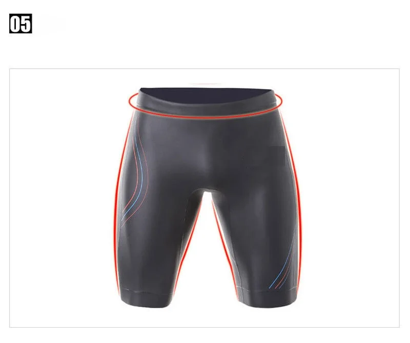 Для мужчин женщин Триатлон эластичные плавучести Training шорты для гладкой кожи