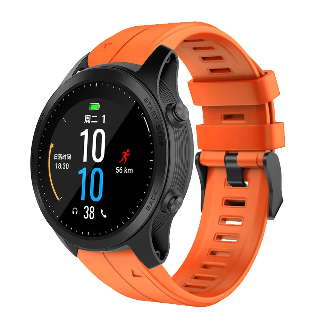 Силиконовый ремешок на запястье для мужчин, Т-образный ремешок для Garmin Forerunner 945, Смарт-часы, спортивные роскошные часы, браслет для женщин и мужчин 19Jun21