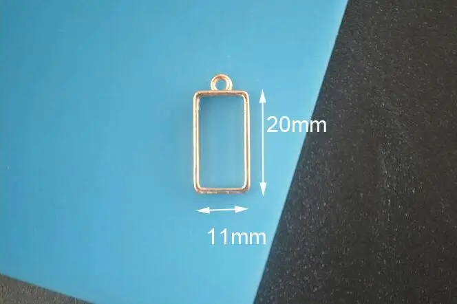kc gold strip 5 шт. 7 форма металлическая рамка DIY эпоксидная смола для изготовления ювелирных изделий изделия из смолы подарки ручной работы Цветочные геометрические формы УФ Смола ожерелье - Окраска металла: kc gold strip