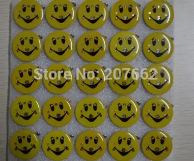 

100pcs/lot Led Smiley Badge Yellow Smile Led Flashing Brooch Glow Brooch Party concert Favors holiday gift