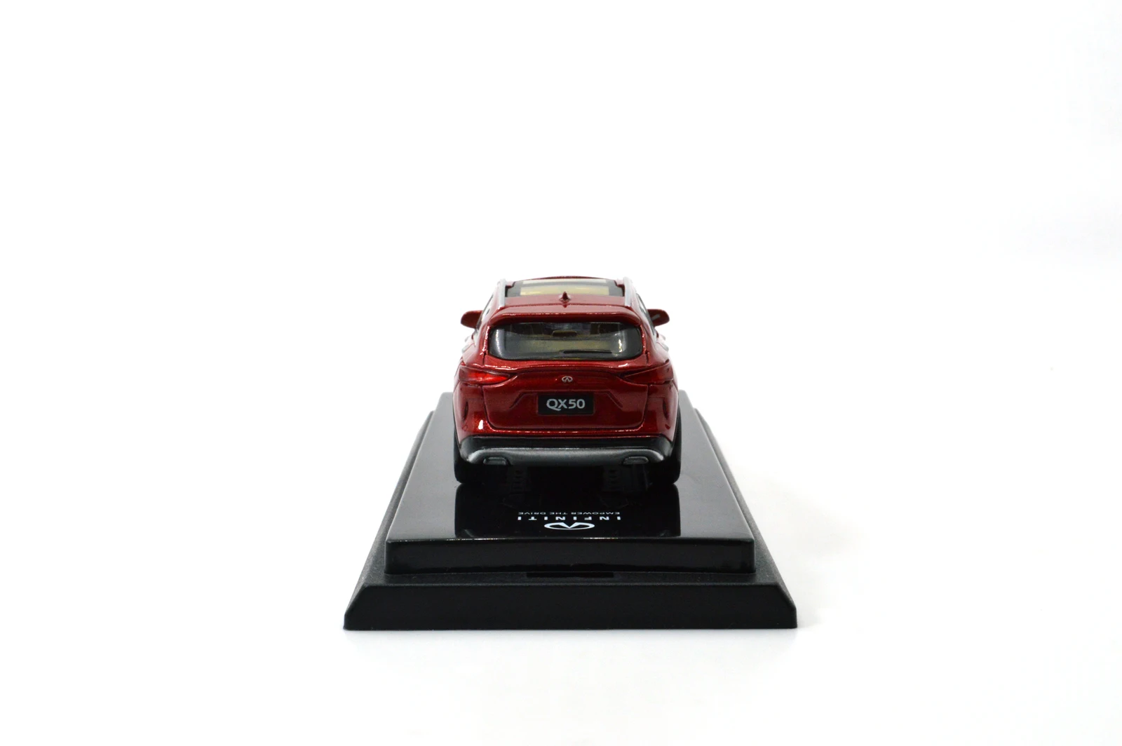 1/64 1:64 масштаб Infiniti QX50 2018 красная литая металлическая игрушка Миниатюрная модель