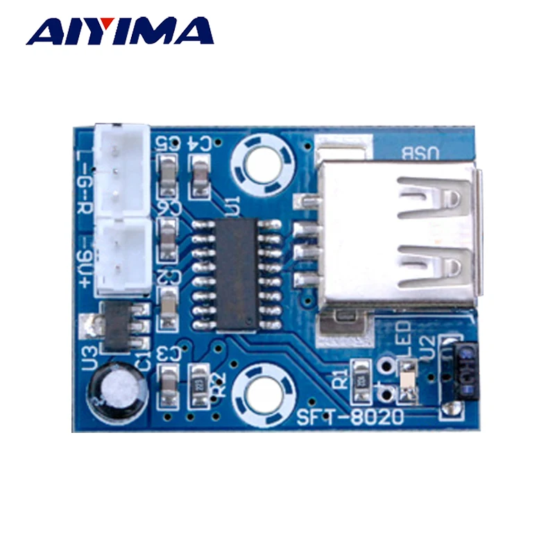 Мини декодер AIYIMA 12 В WAV без потерь MP3 Плата + двойная декодирующая плата Super APE Flac