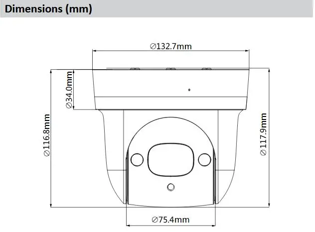 Dahua SD29204T-GN PTZ скоростная купольная сменная ip-камера SD29204S-GN 1080P 2mp full hd IR 30M 4x оптическая 16x цифровая сетевая камера