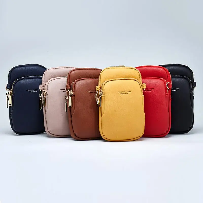 

Mini Women Shoulder Bags Female Phone Wallet Women Messenger Bag Brand Designer Small Crossbody Bag Ladies Wallet Purse Soft PU