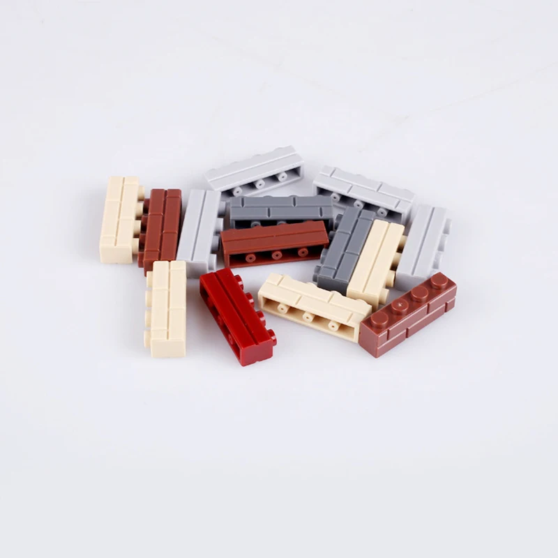 Детские игрушки город блочные DIY блочный кирпичный 1X2 1x4 кирпичная стена Мпц