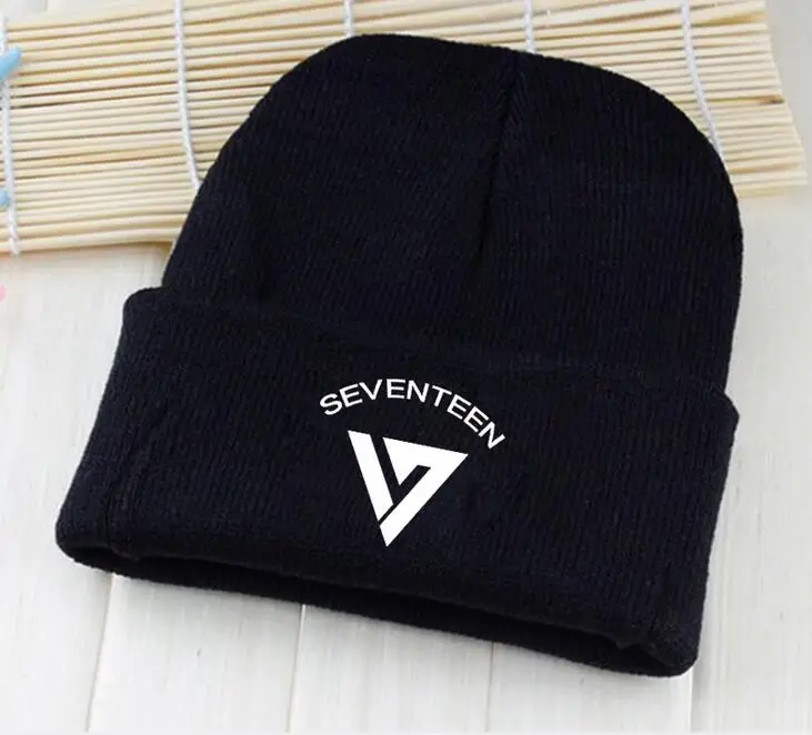 Кепка с логотипом Kpop seventeen унисекс кепка для зимы в стиле хип хоп gorro|hats unisex|print