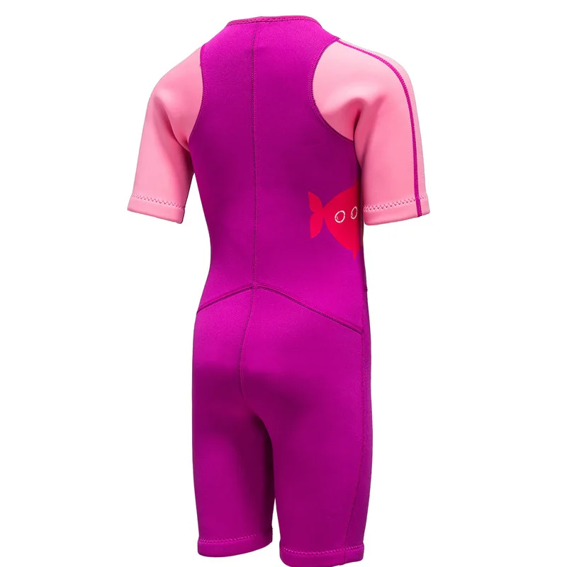 Детский Флюоресцентный костюм шорты диаметром 2 мм для девочек розовые