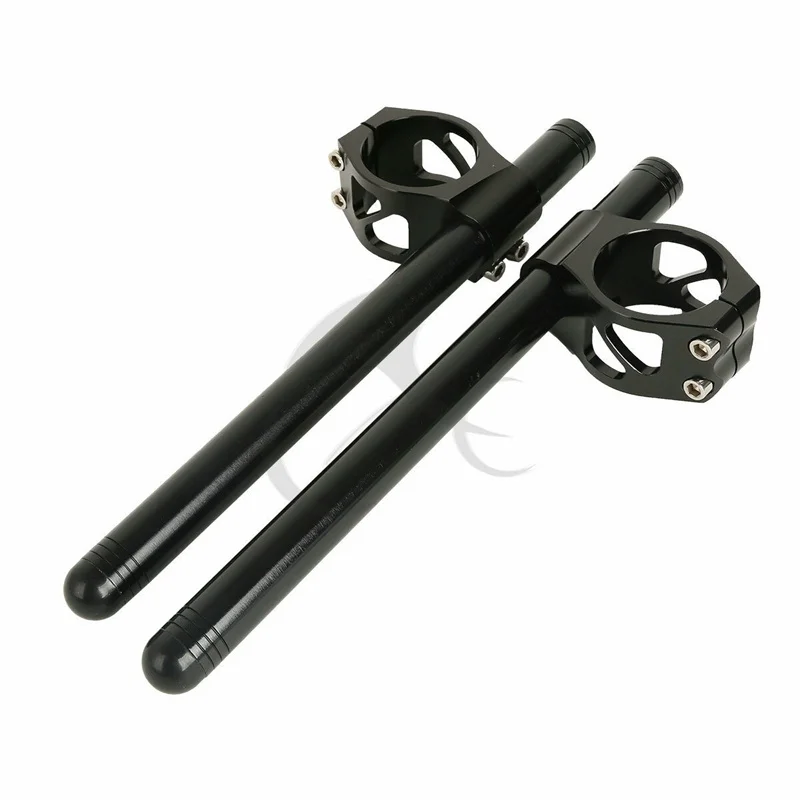 Мотоцикл 48 мм ручка бар клип на черный для Suzuki GSXR 1000 K9 09 10 Honda CBR600RR F5 2005 2010 2006