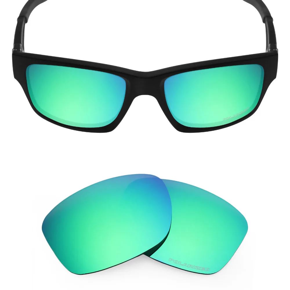 

SNARK POLARIZED Resist SeaWater Replacement Lenses for-Oakley Jupiter Squared Sunglasses Emerald Green