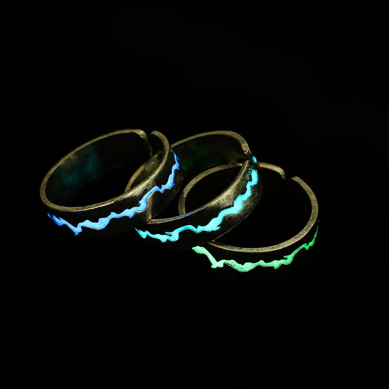 

2022 Горячая новинка Оригинальное креативное кольцо модное Хрустальное Австрийское Новое светящееся кольцо трещины для мужчин и женщин 3 цве...