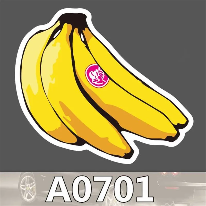A0701 Spoof Banana Punk Cool Vinyl Stickers for Car Laptop Suitcase Fridge Skateboard Graffiti Scrapbook Bike Kid Toy | Игрушки и хобби