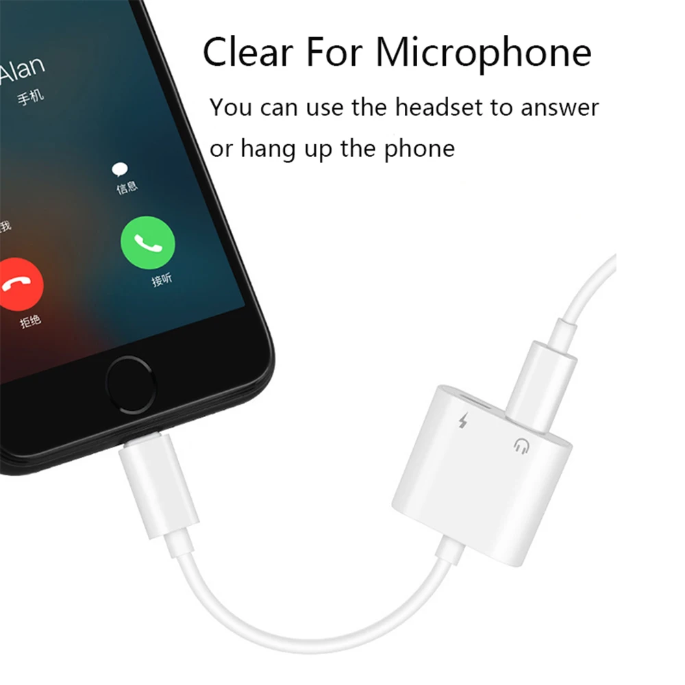 Зарядный аудио зарядный кабель-адаптер для iphone 7 8 Plus адаптер наушников