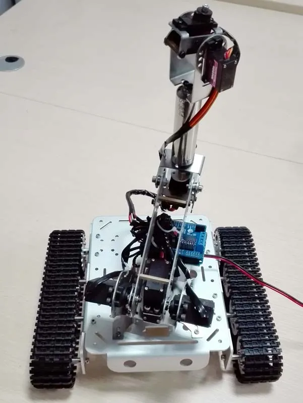 Aluminum Alloy Metal Tank with 6 dof long mechanical arm robot servo | Игрушки и хобби