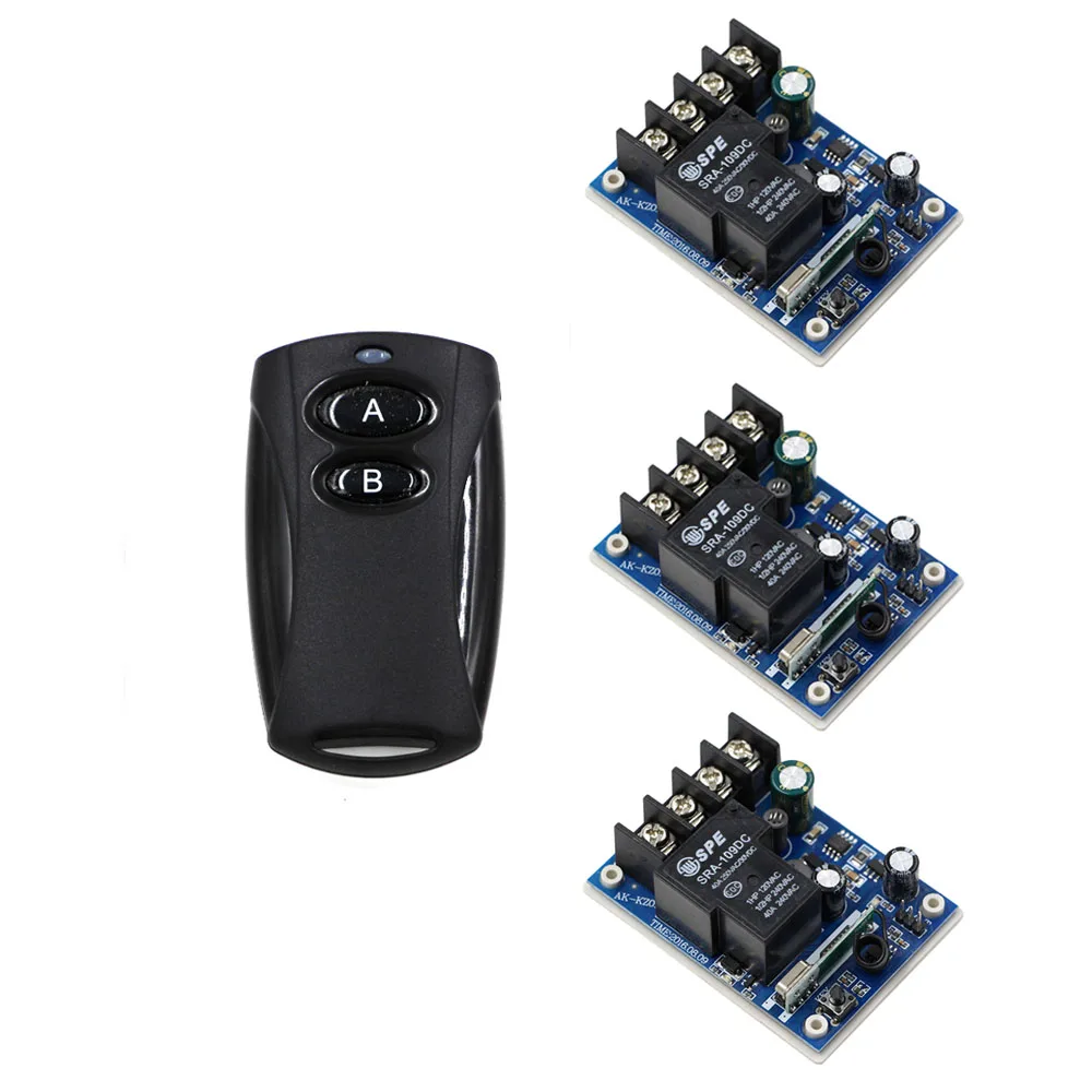 DC 12V 24V 36V 48V беспроводной пульт дистанционного управления переключатель света