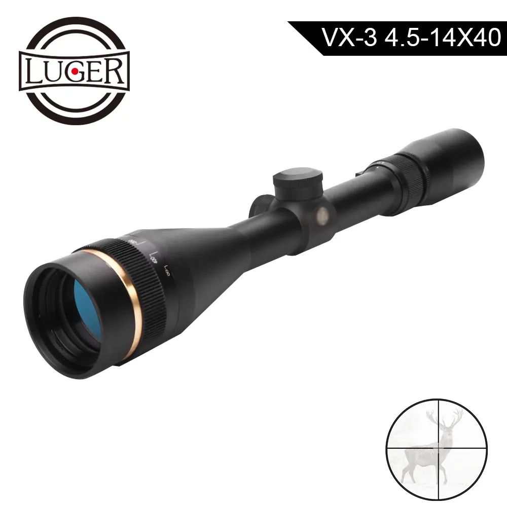LUGER VX 3 4 5 14x40 охотничий оптический прицел тактический дуплексный Снайпер