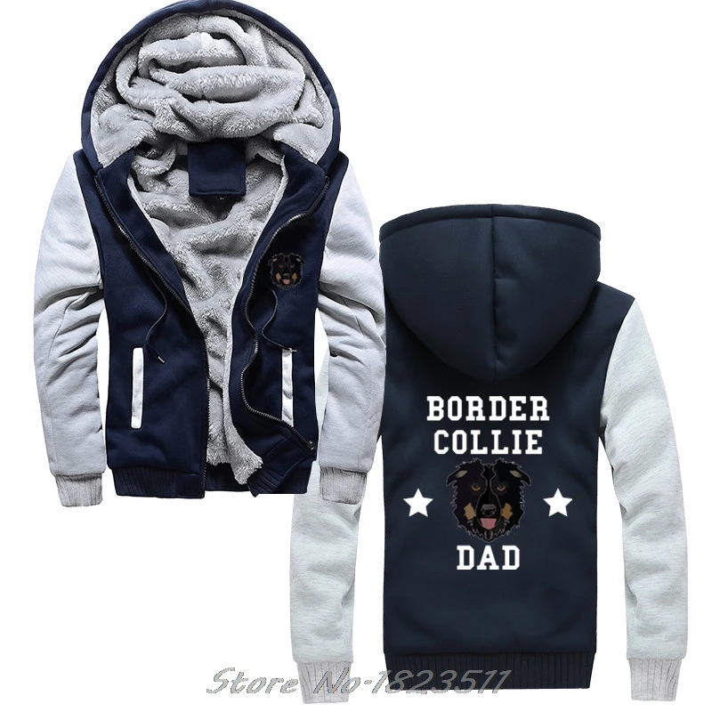 

Sunlight Border Collie Hoodie Men's Border Collie Dad Dog Owner Sweatshirt Comfortable Male Funny Hip Hop Jacket Hoody