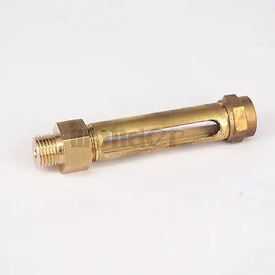 Латунный манометр BSP для токарного станка длина 80 мм 1/4 дюйма|sight glass|sight gauge glass4 sight