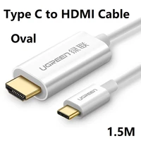 ugreen type c to hd 4k tou hdmi compatible male cable usb c support 4k2k or macbook pro samsung galaxy s8 huawei mate