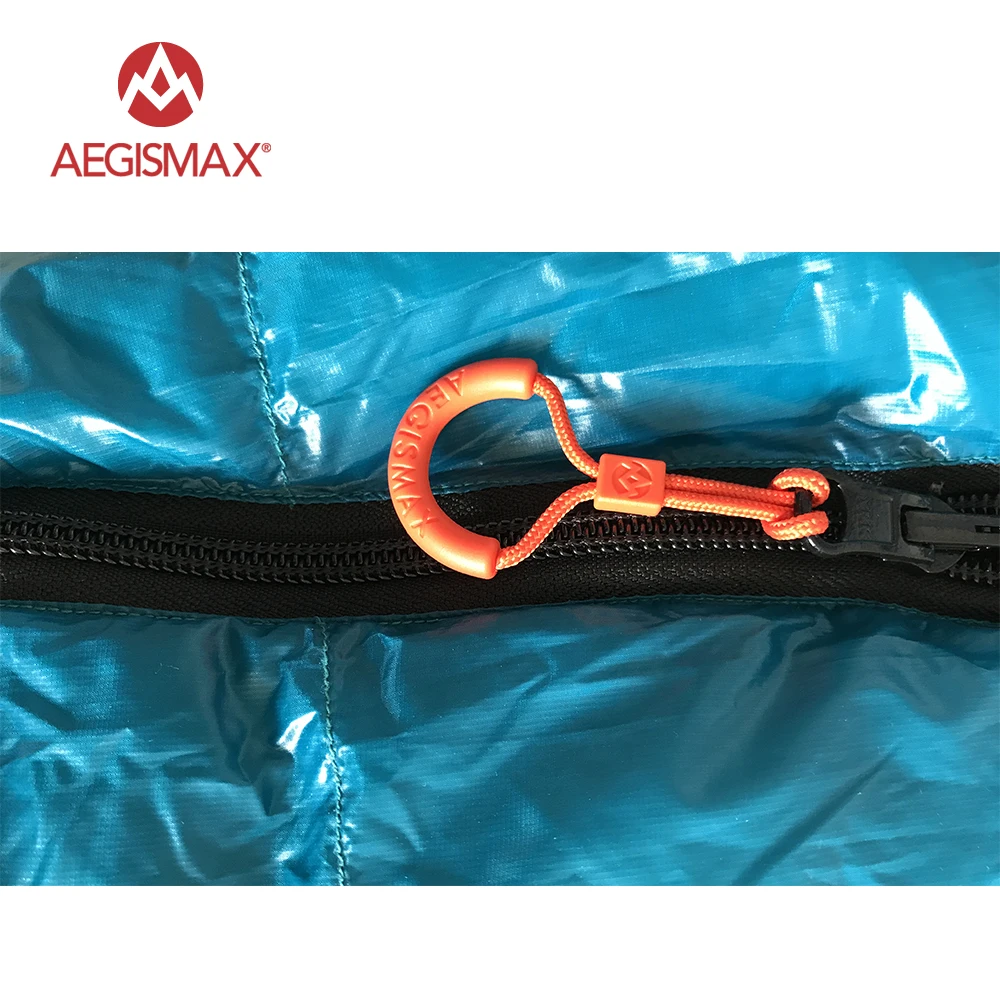 AEGISMAX M3 удлиненный спальный мешок для мам, Сверхлегкий 95% белый гусиный пух, коробка для дефлекций, зимний, для кемпинга, походов