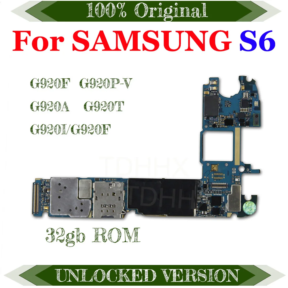 Материнская плата для оригинального samsung Galaxy S6 edge G920F G920P-V G920A G920T 32 Гб G920I разблокированная с чипами материнская плата Версия ЕС