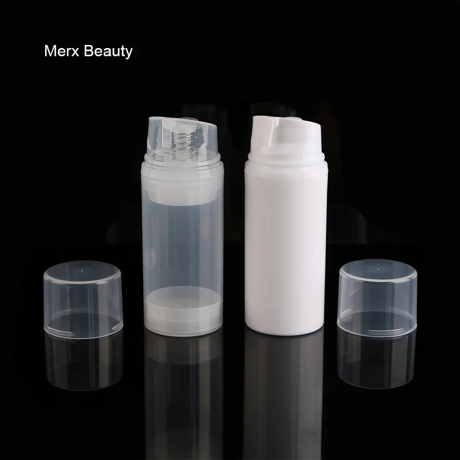 Прозрачная/белая безвоздушная бутылка для лосьона 30 мл/50 мл/80 мл/100 мл/120 мл/150 мл