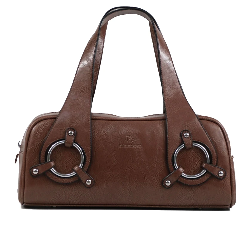 Женская кожаная сумка модная подушка в стиле ретро дизайнерская сумка Boston Tote сумка женская сумка на плечо гарантированное качество 11301