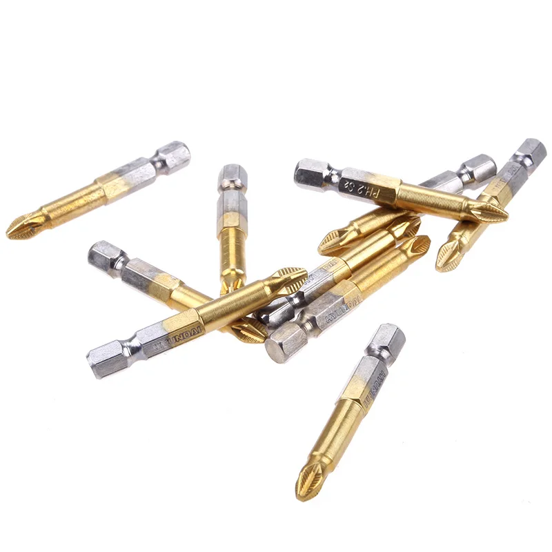 10 шт. насадки для отверток с шестигранным хвостовиком 50 мм|hex shank|shank bitbit phillips |