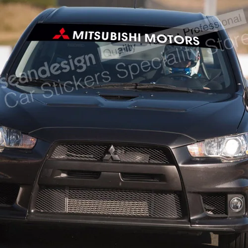 

For MITSUBISHI MOTORS Windshield Decal Sticker PVC
