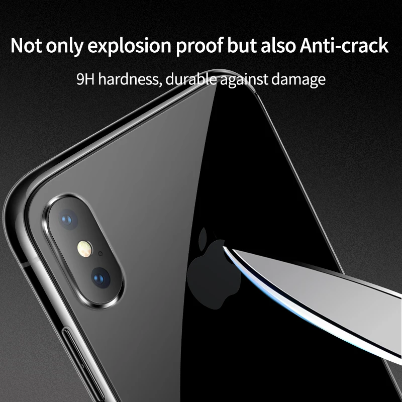 Стеклянный чехол iHaitun для iPhone 11 Pro XS MAX XR X ультра тонкий прозрачный 7 8 Plus мягкий