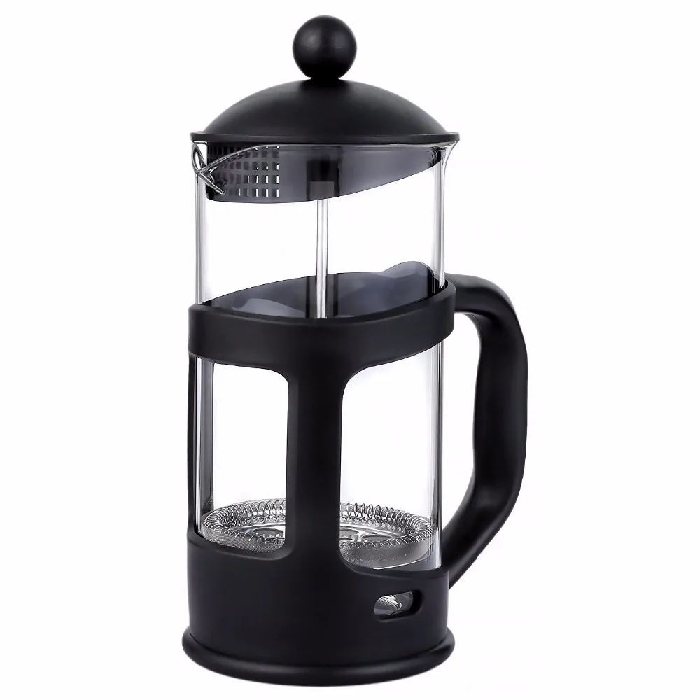 Френч-пресс 350 мл для заваривания кофе чая с фильтром из нержавеющей стали кафе