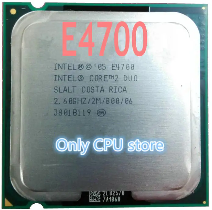 Бесплатная доставка оригинальный двухъядерный процессор Intel Core 2 Duo E4700 6 ГГц LGA 775 2M