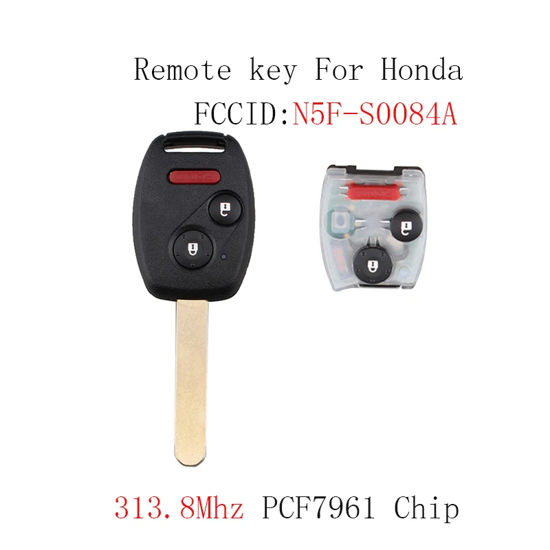 313 8 Мгц дистанционный Автомобильный ключ для Honda Civic EX Si 2006 2007 2008 2009 2010 2011 N5F S0084A