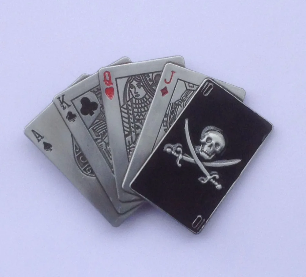 Пряжка для ремня с изображением Джокера и черепа серебряной планкой Подходит