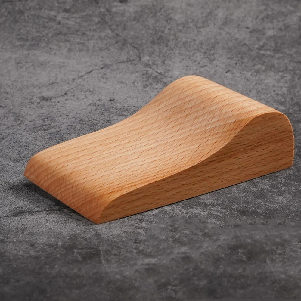 

DIY leather craft watch bag belt edge curve bend wood mould waxed surface nature solid